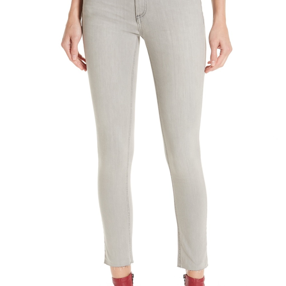 Rag & Bone Ankle Skinny Burmese Frayed Hem Jeans